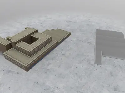 EDDF Storage 33 Low-poly 3D model