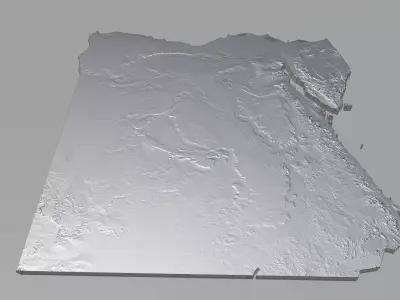 Egypt Country Terrain 3D model