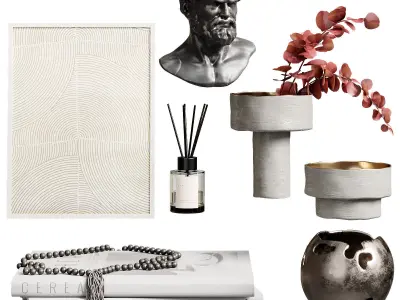 Decorative set 66 3D model buy