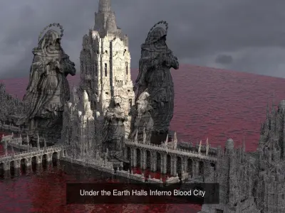 Dark Rituals Architecture Collection 3D Model Pack