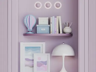 Child Room Decor-27 3D model