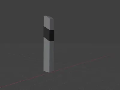 Road Reflector 3D model