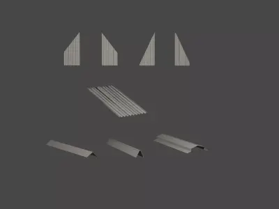 Roof Covering Ondulin Constructor 3D model