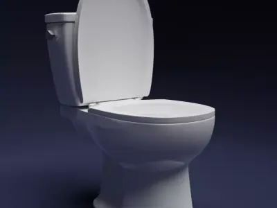 3D Toilet 3D model