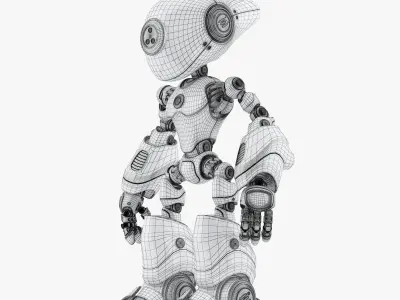 OCULUS Long Headed robot 3D model