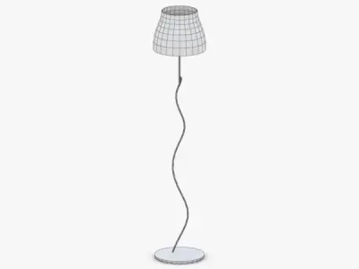 1438 - Floor Lamp Low-poly 3D model