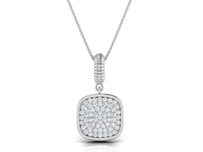 Floral Pendant 3D print model