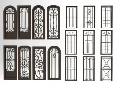 Fantastic  Doors Windows 3D model