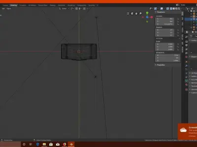 Lightly stained wooden dresser 3D model