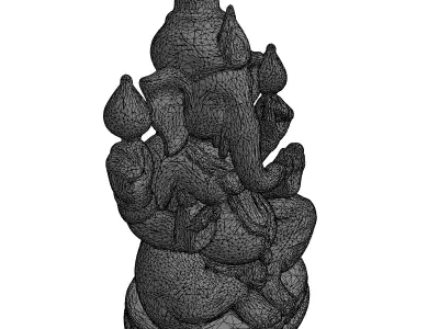 Ganesha Deity HighDetail 3D Model Low-poly 3D model