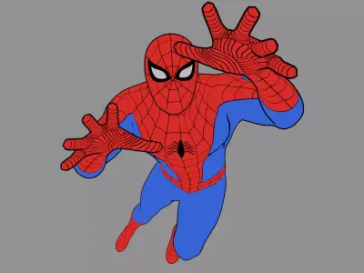 Spider-Man and His Amazing Friends 3D Model 3D model
