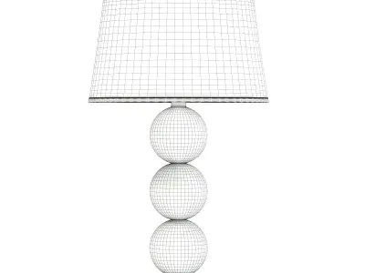 Glass Table Lamp 3D Model 3D model
