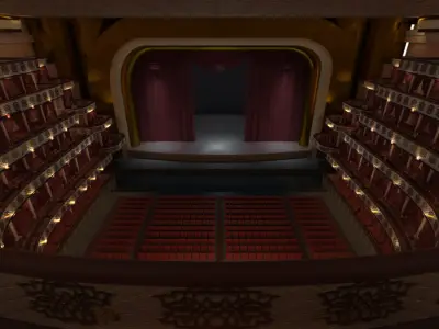  opera theater realistic 