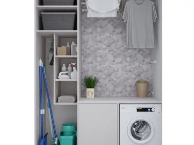 Loundry room 3D model