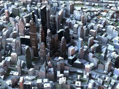 Big City 50 3D model
