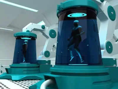 Futuristic Medical Chamber 3D model