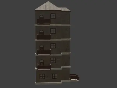 House Model 81 Low-poly 3D model