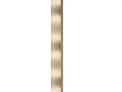 1stdibs Large Blown Murano Glass and Brass Wall Light 3D model