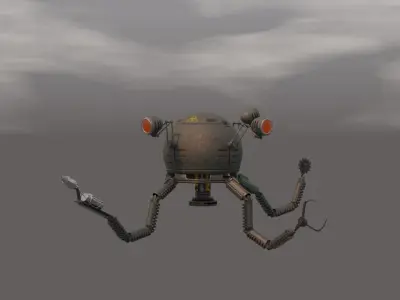 Mr Handy from Fallout 3D model