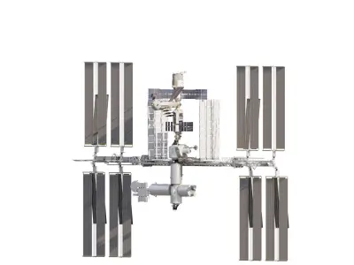 International Space Station ISS 3D model