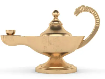 Aladdin Magic Lamp 3D model