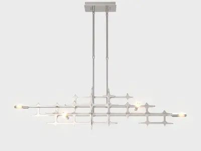 Grid Pendant PBR 3D model