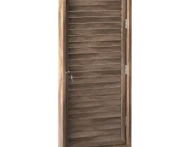 Wooden Windows 3D model get
