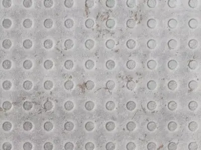 Shiny Worn Metal Studs PBR Seamless Texture