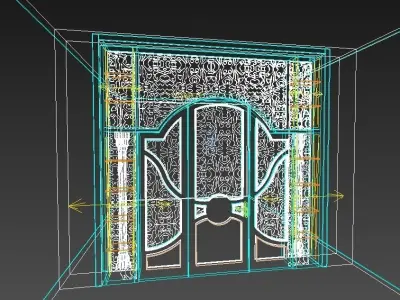 mansion door 3D model