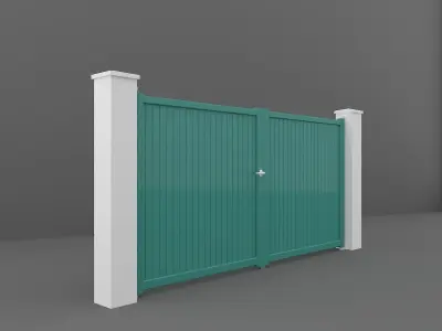 Outdoor Gate  3D model