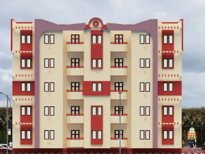 AADL city-building  3D model