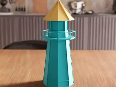 Lighthouse STL File - 176 3D print model