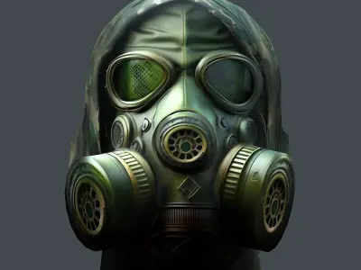 Helmet 3d model military combat  Military scifi helmet Low-poly Low-poly 3D model