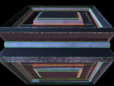 Sci-fi Chest Game Ready full 4k PBR Low-poly 3D model