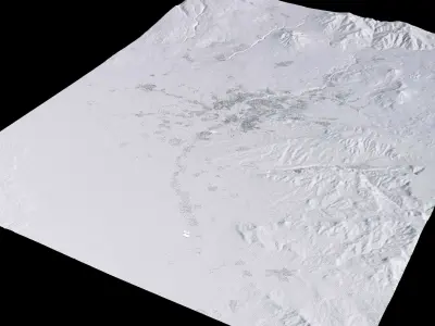 Yerevan Armenia City Landscape 3D Model 3D model