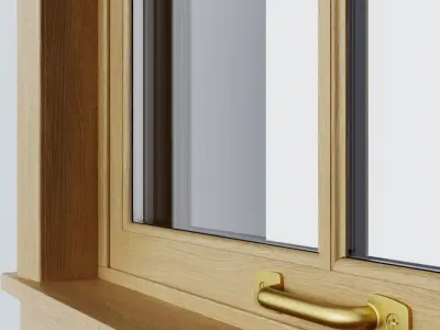 Double Hung-Sliding Sash Windows 3D model