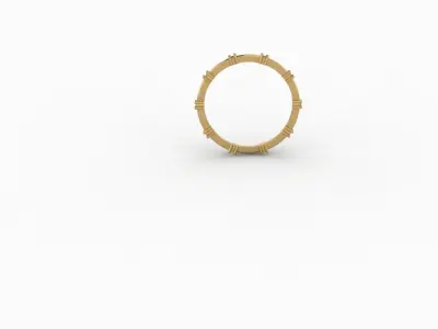 Ring - Gold - Silver 3D print model