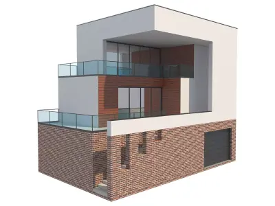 Modern House 19 3D model