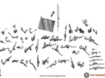 Misc - Trench Crusade Arms 3D print model