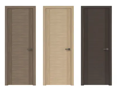 Minimalistic doors 3D model
