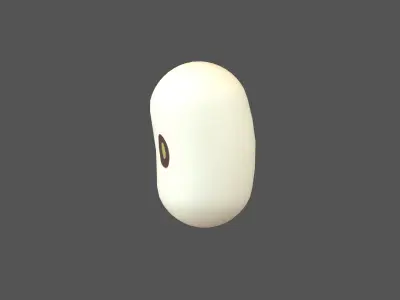 Soybean V1 003 Low-poly 3D model