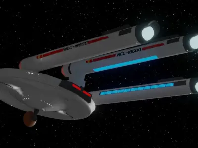 Martinez-Class Fast Destroyer 3D model