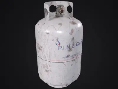 Outdoor Tools and Props Collection Game Ready Low-poly 3D model