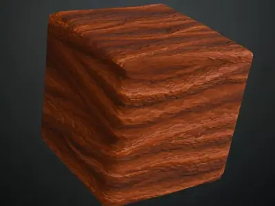 Reddish Brown Layered Rock Soil PBR Seamless Texture