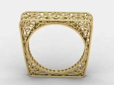 Fusion ring 08 3D print model