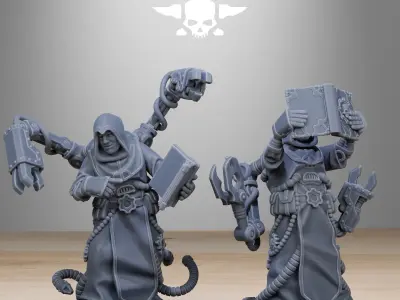 Scavenger Monks 3D print model