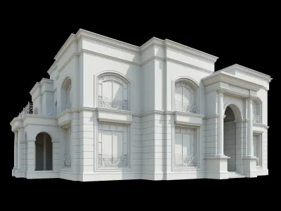Classic Villa Design 004 3D model