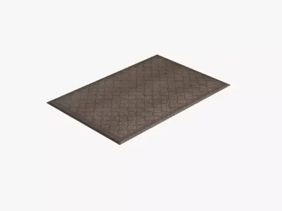 Welcome Mat - Coffee Brown Free low-poly 3D model