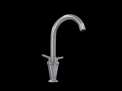 Bath TAP Low-poly 3D model