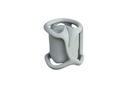 SciFi Shape Object Low Poly Low-poly 3D model